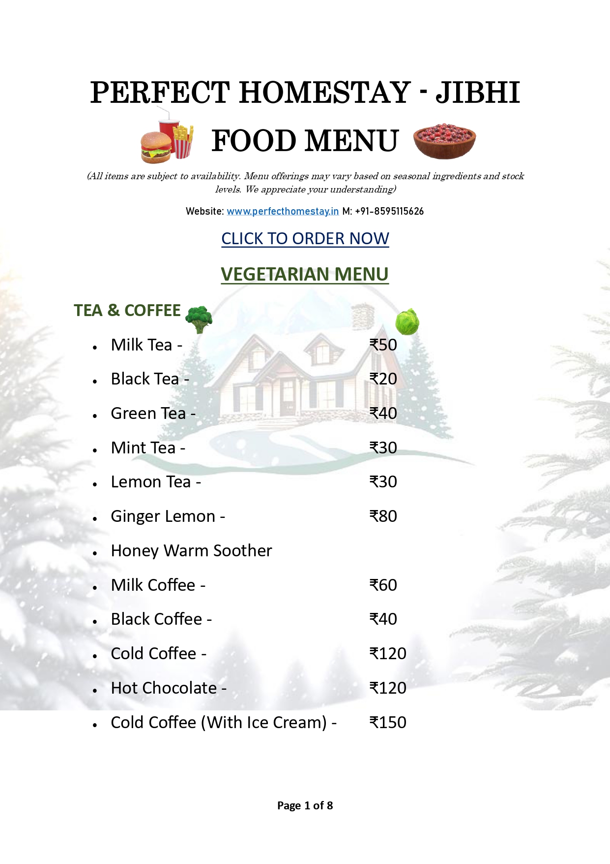 order food jibhi homestay